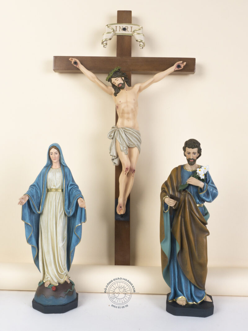 Bộ Tượng Công Giáo Gia Đình Cao Cấp 35cm